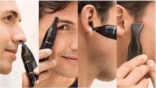 Tondeuse nez - Rasage humide et sec - Coupe les poils du nez, des oreilles  et des... | bol.com