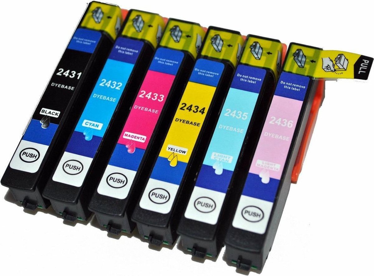 Cartouches d'encre Compatible Inkmaster pour Epson 24 / 24XL | Multipack de  6... | bol.com