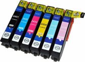 Inkmaster Compatible inkt cartridges voor Epson 24 / 24XL | Multipack van 6 inktcartridges voor Epson Expression Photo XP 55, XP 750, XP 760, XP 850, XP 860, XP 950, XP 960, XP 970