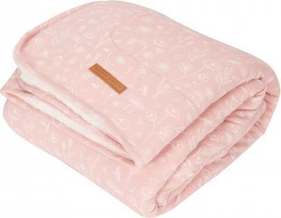 Little Dutch Wiegdeken Wild Flowers Pink 70 x 100 cm