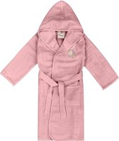 Mousseline Badjas @ Douche & Zwembad & Strand | Unicorn | Dusty Rose | 7-8 Jaar | % 100 Katoen | OEKO-TEX® Standaard