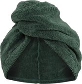 Kepri Hair Towel - Bottle Green - Duurzaam - 380 gr/m2 - ONE SIZE