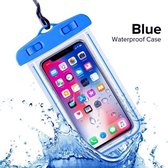 iParadise Waterdichte Telefoonhoesjes - Waterproof Hoesje voor Telefoon - Waterdicht Telefoonhoesje - Blauw