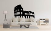 Muursticker Colosseum silhouette 120x84cm