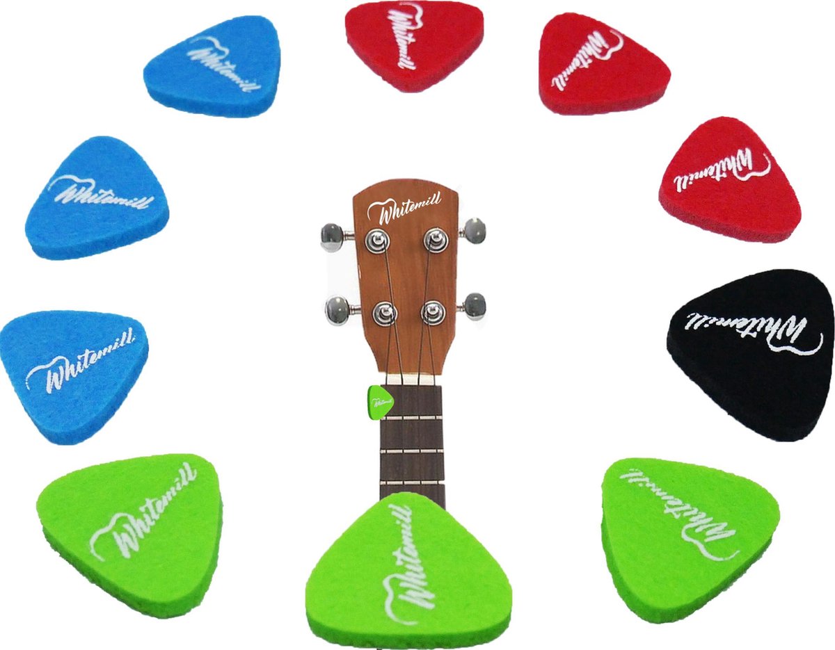 Specter Vilt Plectrums voor Ukelele - vilten plectrums - accessoires