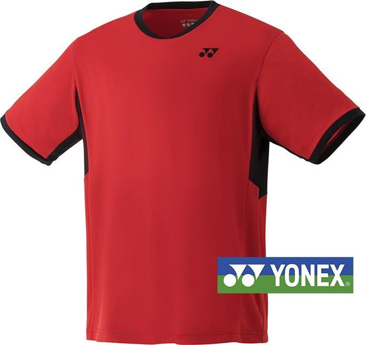 Yonex teamshirt tennis badminton - YM0010 - rood - maat XL