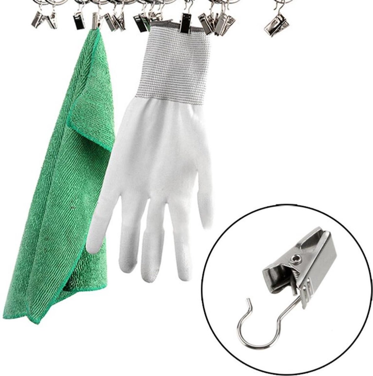 Gordijn clips Gordijnhaakjes Gordijnclipjes Gordijnhouder