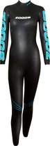 Zoggs FX3 - Wetsuit - Zwemmen - Triathlon - Dames - Zwart Blauw - Maat XS