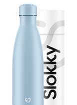 Slokky - Pastel Blue Thermosfles & Dop - 500ml