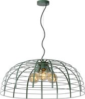 Lucide ELODIE - Hanglamp - Ø 76 cm - 3xE27 - Turkoois