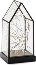 Konstsmide Lantaarn Led 24,5 X 11 Cm Hout/Glas/Staal