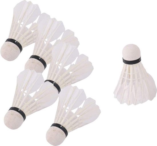 8 Pieces volant de badminton, de Volants de badminton en Plume Pack 8,  haute vitesse... | bol.com
