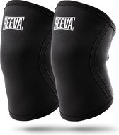 Reeva Knee sleeves - Geschikt voor Fitness en CrossFit - 5mm -  verkocht per paar - Large