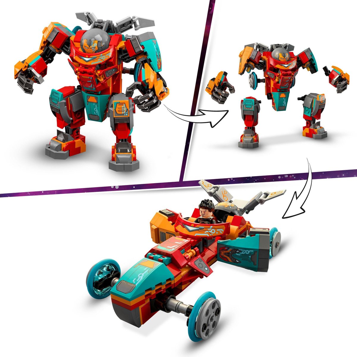 LEGO Super Heroes Tony Stark's Sakaarian Iron Man 76194 — afbeelding 16