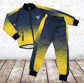 Trainingspak Geel blauw F-212
