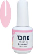 The One Pro - Gellak 15ml - kleur Barbie Neutrale H051 - Gel Nagellak