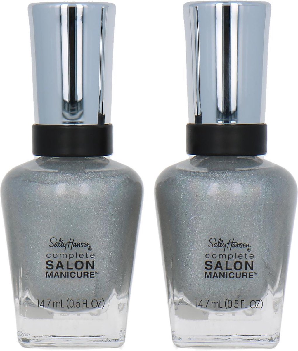 Sally Hansen Salon Manicure Nagellak - 825 Silver Wonderland (set van 2)