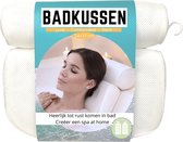 ByKemme® Luxe Badkussen - met Zuignappen - Home - Spa - Badkussens voor in Bad - Nekkussen Bad - Hoofdsteun voor in Bad - Anti Slip - voor Rug Schouder Nek - Cadeau - Ontspannen