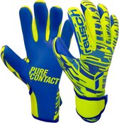 Reusch Pure Contact Keepershandschoenen - Maat 5 Kinderen - blauw/geel