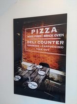 foto rustiek "pizzarestaurant in de VS"