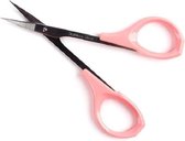 WiseGoods Luxe Wenkbrauw Schaartje - Schaar Voor Wenkbrauwen - Wimper Extensions Trimmen - Cosmetica - Verzorging - Roze