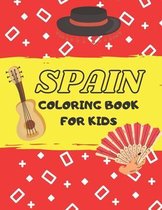 Spain coloring book for kids