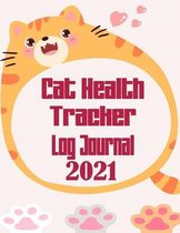 Cat Health Tracker Log Journal 2021