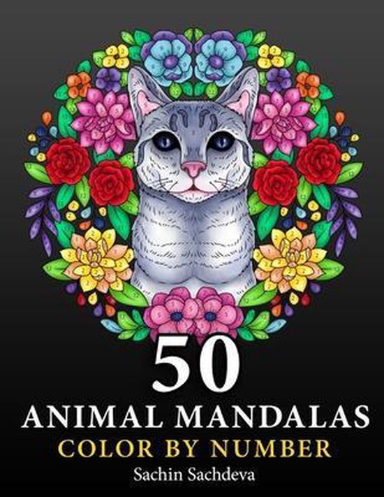 Magical Mandala Adult Color By Number: An Adults Features Floral Mandalas, Geometric Patterns Color By Number Swirls, Wreath, For Stress Relief And Relaxation [Book]