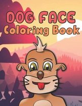 Dog Face Coloring Book