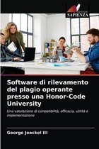 Software di rilevamento del plagio operante presso una Honor-Code University