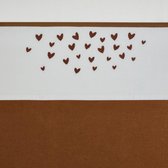 MEYCO | Ledikantlaken | Hearts | Camel | 100% Katoen | 100 x 150 cm