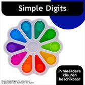 Simple Digits "Wit" - Simple Dimple Groot - Speelgoed Meisje & Jongens - Pop It Fidget Toy - 4 Jaar - 5 Jaar