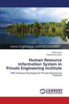 Boek cover Human Resource Information System in Private Engineering Institute van Sudhir Awati