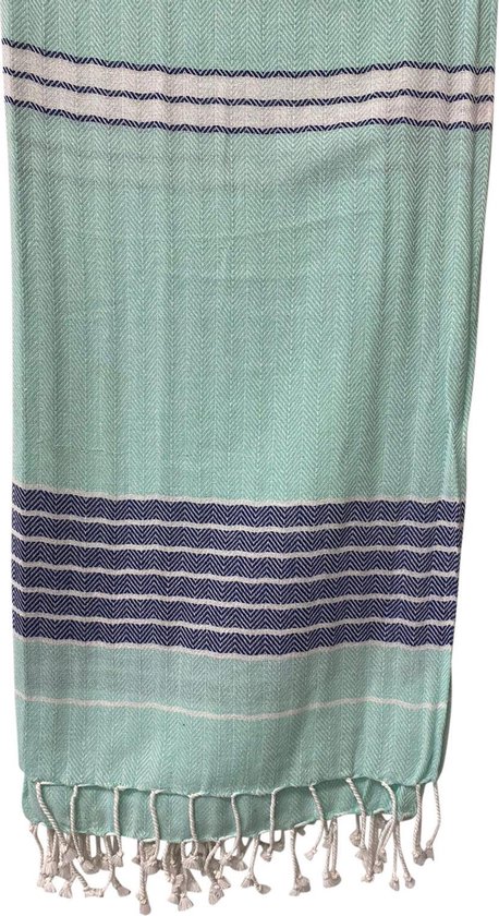 Take A Towel - Hammam Towel - Fouta - tapis - Turquoise - Taille XL