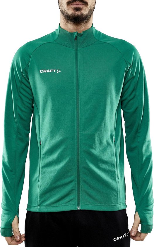 Craft Craft Evolve Full Zip Sportvest - Maat XL  - Mannen - groen