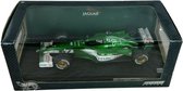 Jaguar R2 Eddie Irvine (Groen) 1/43 Hot Wheels Racing - Modelauto - Schaalmodel - Model auto - Miniatuurautos - Miniatuur auto - Max Verstappen - Race auto wagen