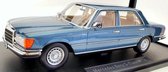 Mercedes-Benz S Class W116 (Blauw) (30 cm) 1/18 iScale - Modelauto - Schaalmodel - Modelauto - Miniatuurauto - Miniatuur autos
