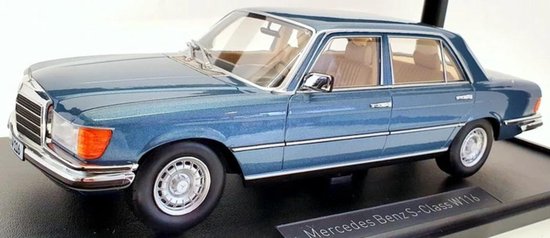 Merchandising waarde Om toestemming te geven Mercedes-Benz S Class W116 (Blauw) (30 cm) 1/18 iScale - Modelauto -  Schaalmodel -... | bol.com