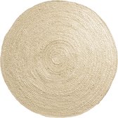 Vloerkleed Jute Rond Bleached ø200 cm