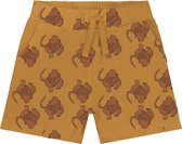 Smitten organic unisex shorts in Sea annemone Geel met Magische luipaard all-over print
