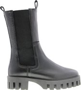 Tango | Bee cartel 20-a black leather high chelsea boot - black sole | Maat: 41