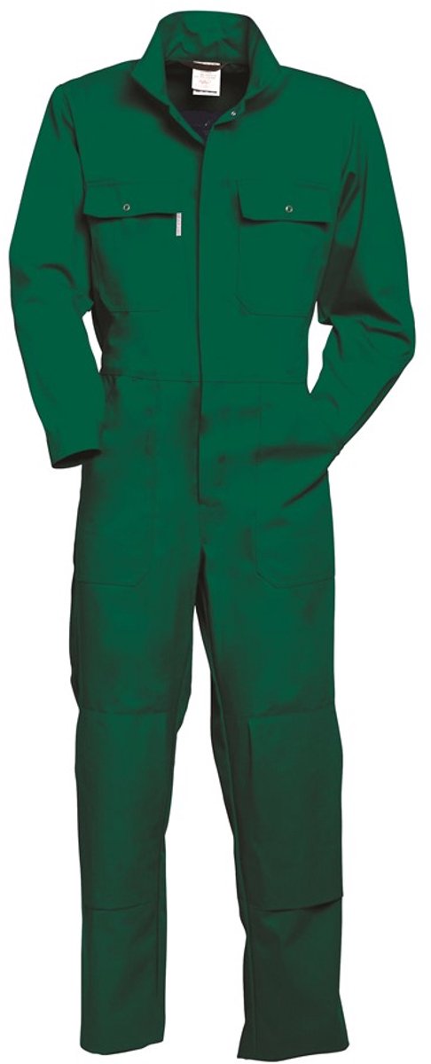 HAVEP Overall drukknoop kniezakken Basic 2412 - Flessengroen - 52