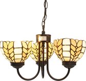 Hanglamp Tiffany ø 39*125 cm E14/max 3*40W | Multi | 5LL-5993 | Clayre & Eef