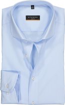 ETERNA slim fit  stretch overhemd - lichtblauw - Strijkvrij - Boordmaat: 43