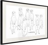 Artgeist - Schilderij - Meerkat Lookout - Multicolor - 30 X 20 Cm