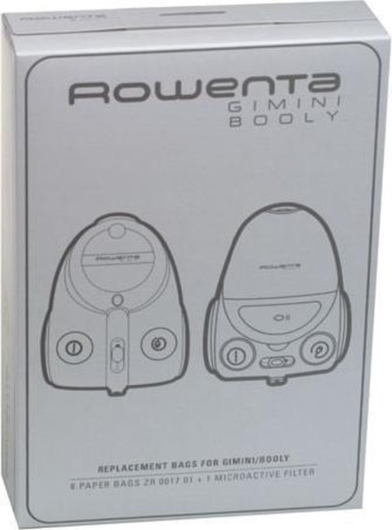 MohMus 10 Sacchetti per Aspirapolvere Rowenta Compacteo Ergo, Compact Power, Booly, Compactero, Gimini, Soam, Ambia