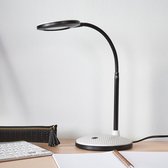 Lindby - LED bureaulamp - 1licht - kunststof - H: 36.5 cm - lichtgrijs, - Inclusief lichtbron