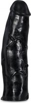 XXLTOYS - Gerolt - Large Dildo - Inbrenglengte 24 X 6.3 cm - Black - Uniek Design Realistische Dildo – Stevige Dildo – voor Diehards only - Made in Europe