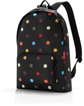 Reisenthel Mini Maxi Rucksack Rugzak - Opvouwbaar - 14L - Dots Zwart
