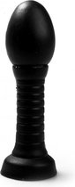 XXLTOYS - Azze - XXL Plug - Inbrenglengte 16 X 4.8 cm - Black - Uniek design Buttplug - Stevige Anaal plug - Made in Europe
